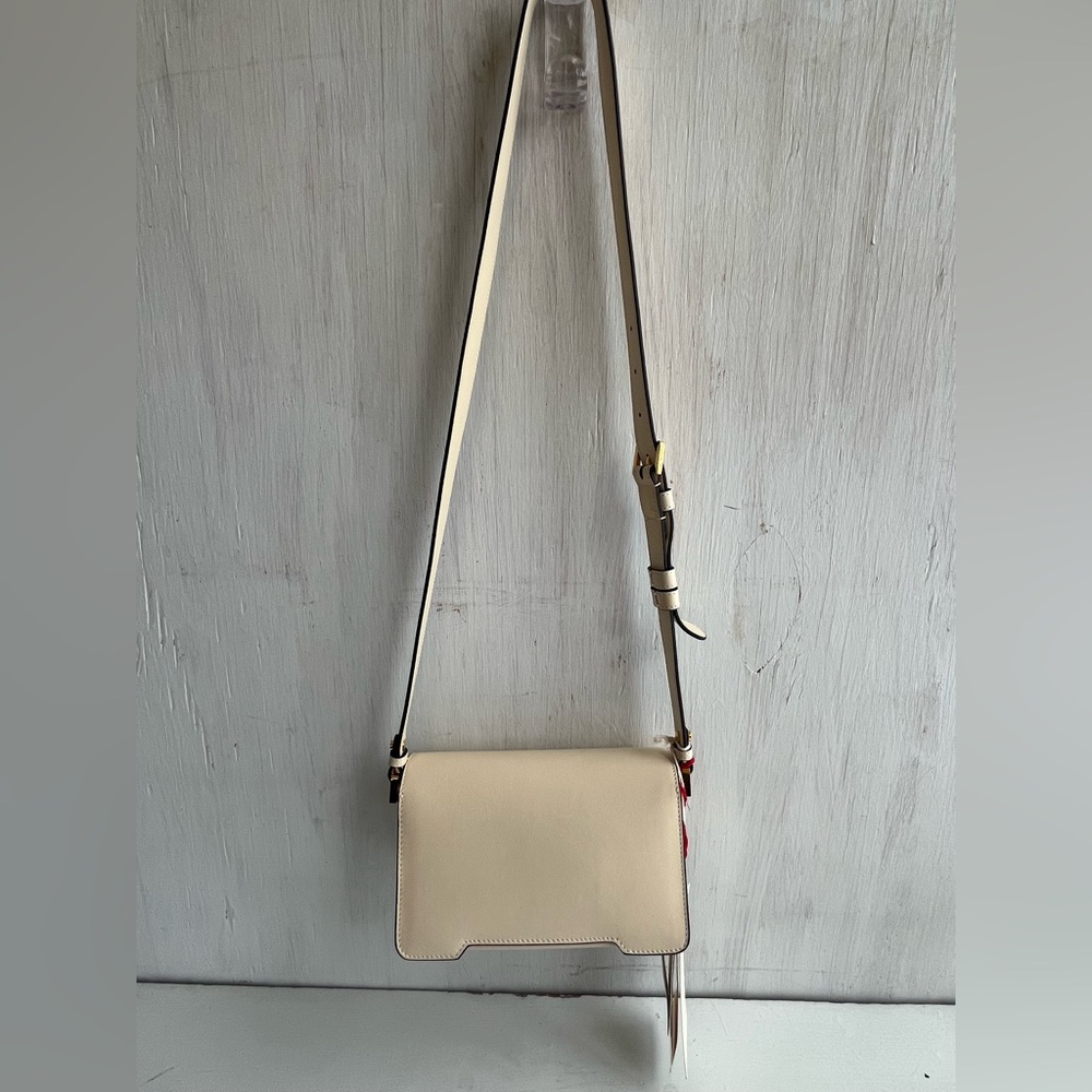 MARNI Mini Trunkaroo Leather Shoulder Bag- Off White - Picture 4 of 14